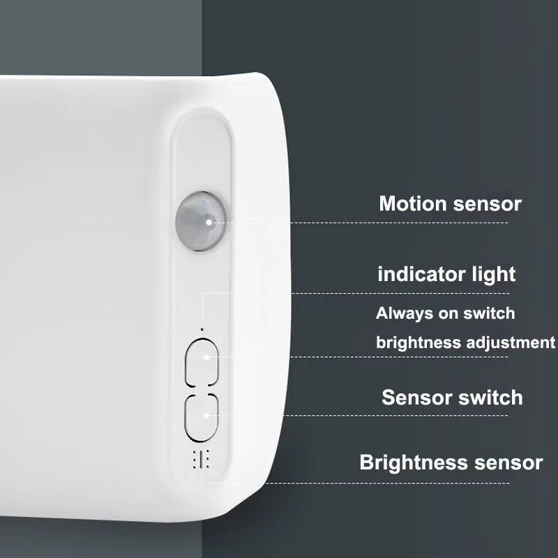 Night Light with Motion Sensor Rechargeable LED Wall Light Magnetic for Kids Room Stairs Corner Decorative Table Lamp
