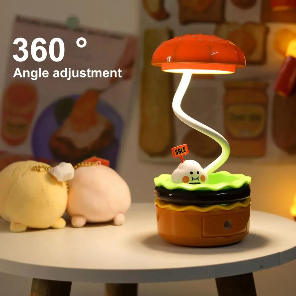 Hamburger Table Lamp with Pencil Sharpener