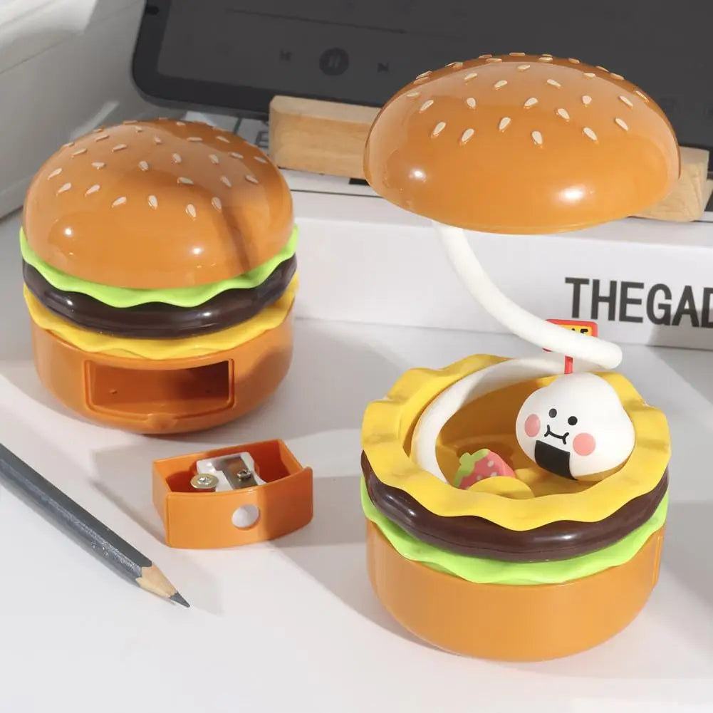 Hamburger Table Lamp with Pencil Sharpener