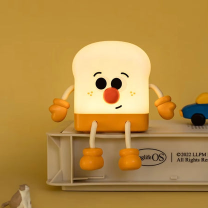 Kids Cute Milk Carton Toast Night Lamp 
