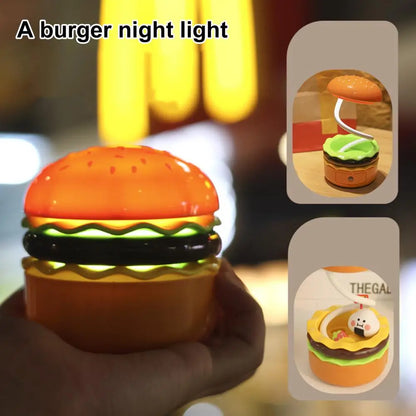 Hamburger Table Lamp with Pencil Sharpener 