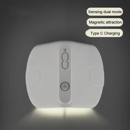Night Light with Motion Sensor Rechargeable LED Wall Light Magnetic for Kids Room Stairs Corner Decorative Table Lamp